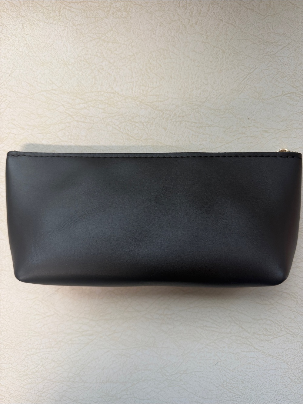 Portland Leather Zip Utility Pouch - Smooth Black - Picture 3 of 4